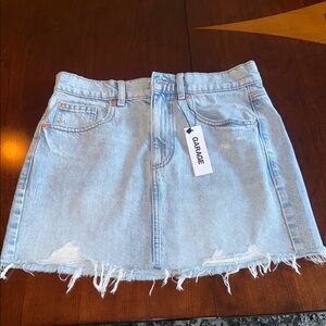 Garage Denim Mini Skirt